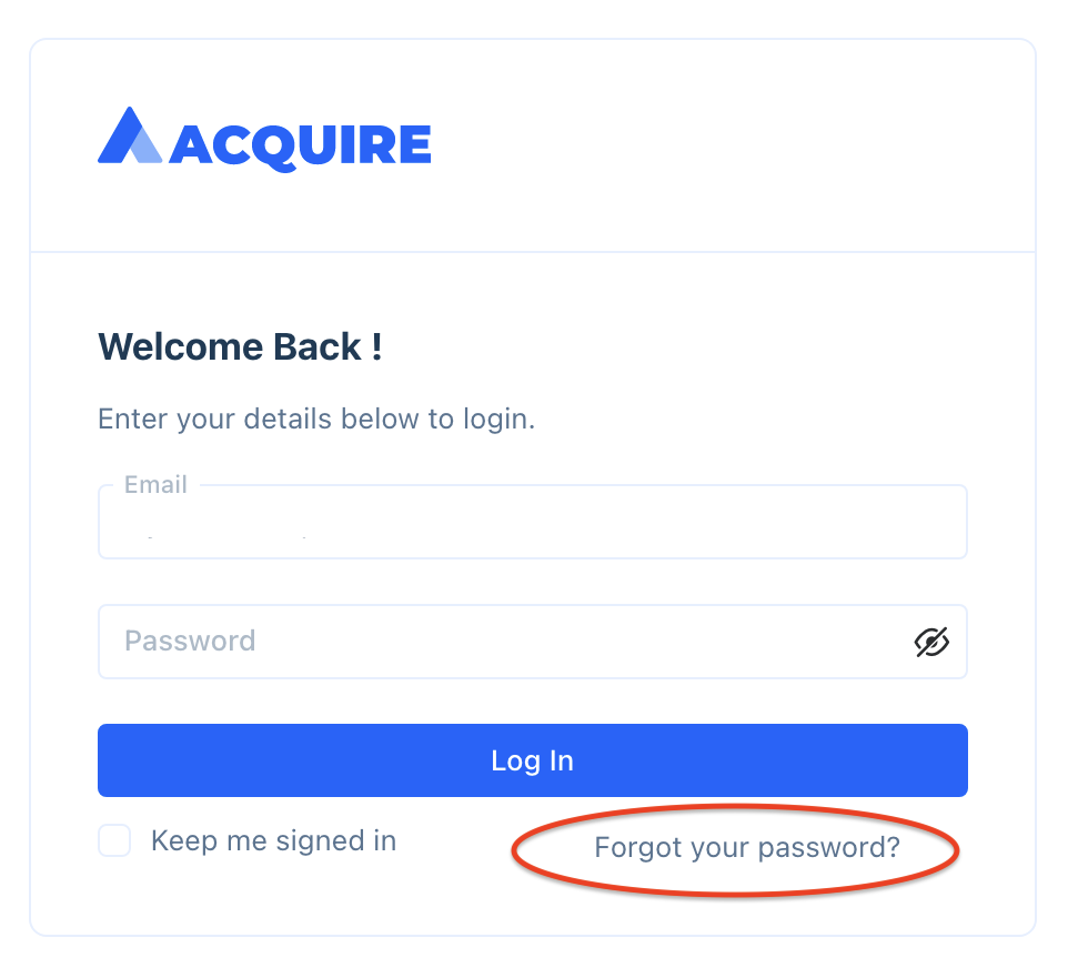 If you forget your login password, How to retrieve it